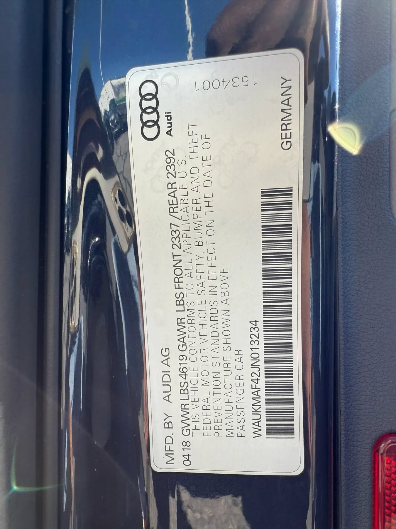 Used 2018 Audi A4 2.0T Ultra Premium w/ Convenience Package FWD image 32