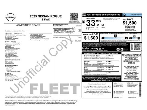 Used 2025 Nissan Rogue S FWD image 43