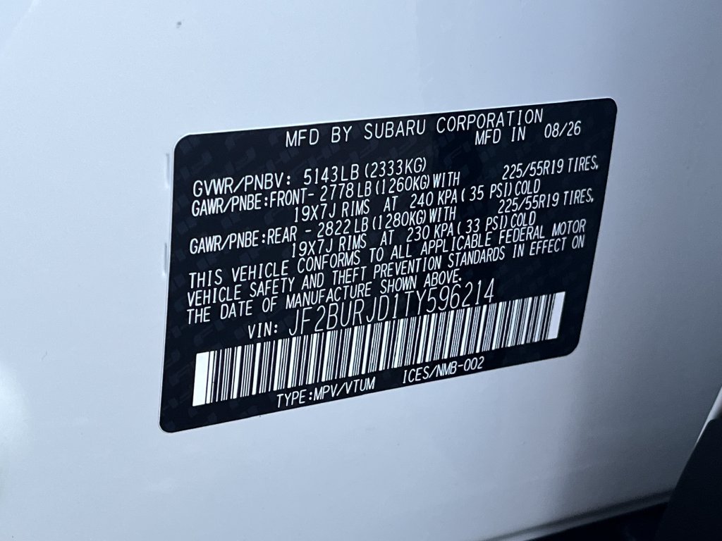 New 2026 Subaru Outback Touring XT AWD/4WD image 23