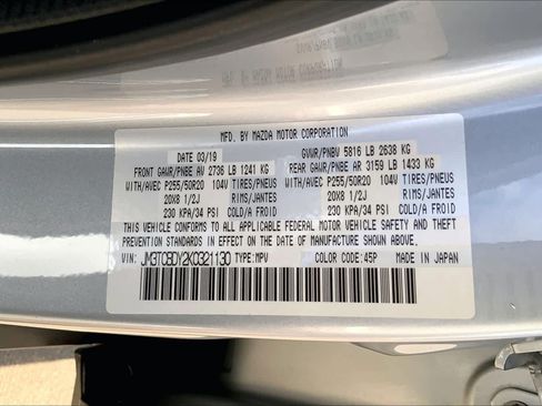 Used 2019 MAZDA CX-9 Grand Touring AWD/4WD image 34