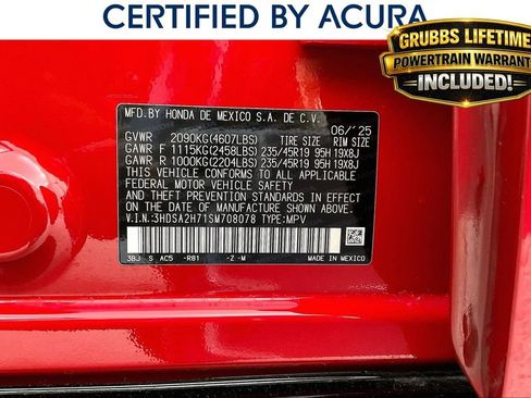 Certified 2025 Acura ADX A-Spec AWD/4WD image 43