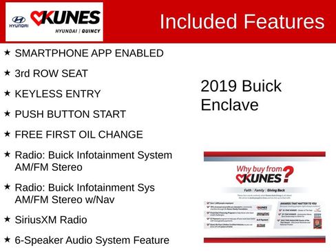 Used 2019 Buick Enclave Essence AWD/4WD image 3