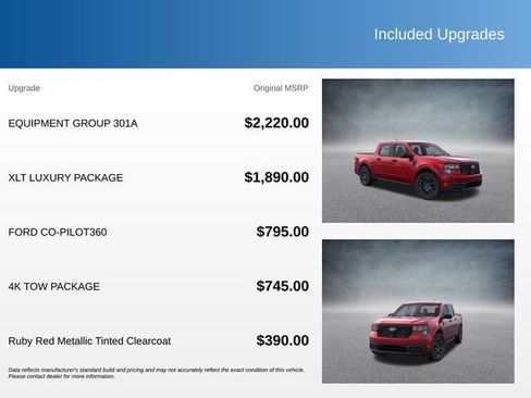 New 2026 Ford Maverick XLT w/ Equipment Group 301A AWD/4WD image 3