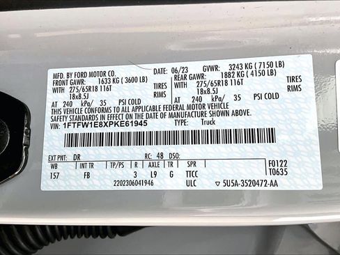 Certified 2023 Ford F150 XLT w/ Equipment Group 302A High image 33