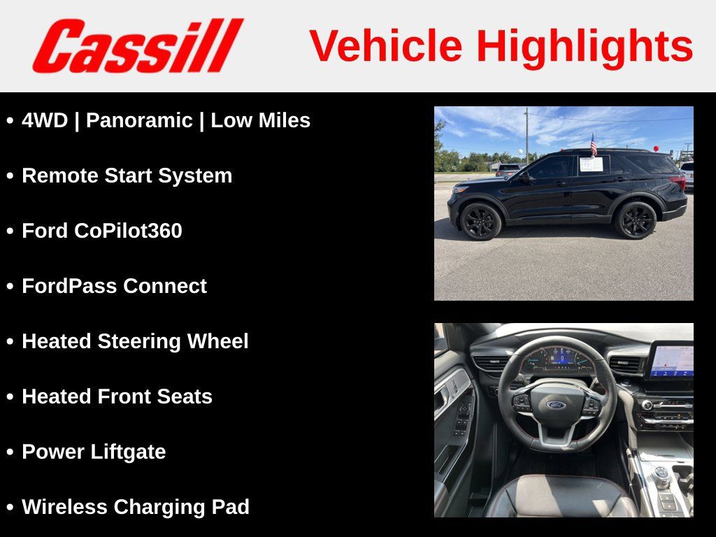 Used 2024 Ford Explorer ST-Line w/ Class IV Trailer Tow Package AWD/4WD image 7