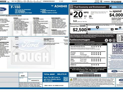 Used 2026 Ford F150 Lariat w/ Equipment Group 501A Mid RWD image 4