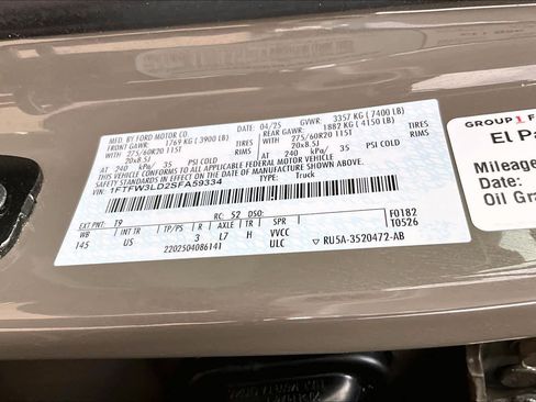 Certified 2025 Ford F150 XLT w/ Equipment Group 303A High image 33