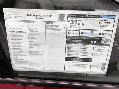 New 2025 Nissan Rogue SL image 38