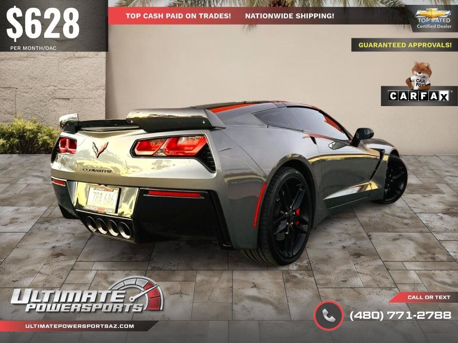 Used 2016 Chevrolet Corvette Stingray Coupe w/ Carbon Flash Badge Package RWD image 67