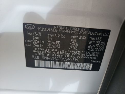 Used 2021 Hyundai Santa Fe SE image 37