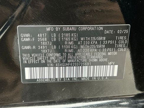 Certified 2025 Subaru Crosstrek 2.5i Sport w/ Crosstrek Mirror Package image 31