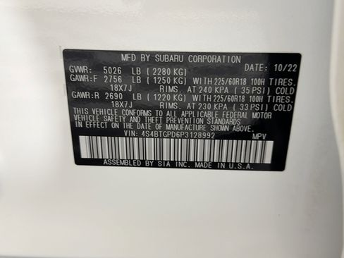 Used 2023 Subaru Outback Touring XT w/ Tech Package 3 image 18