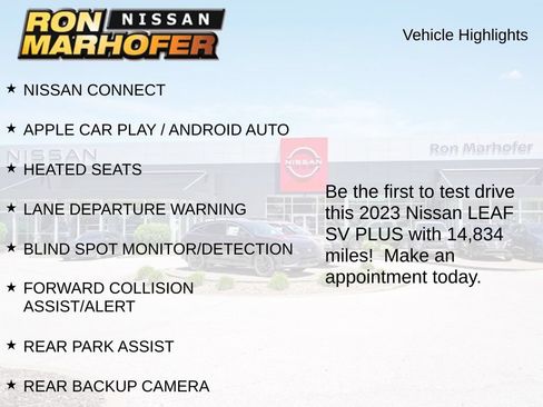 Used 2023 Nissan Leaf SV Plus FWD image 2