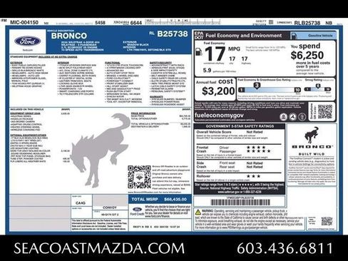 Used 2024 Ford Bronco Wildtrak image 47