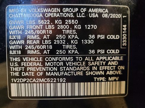 Used 2021 Volkswagen Atlas SE FWD image 33