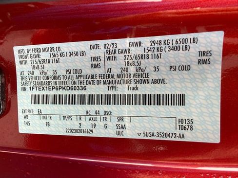 Used 2023 Ford F150 XLT w/ Equipment Group 302A High AWD/4WD image 44