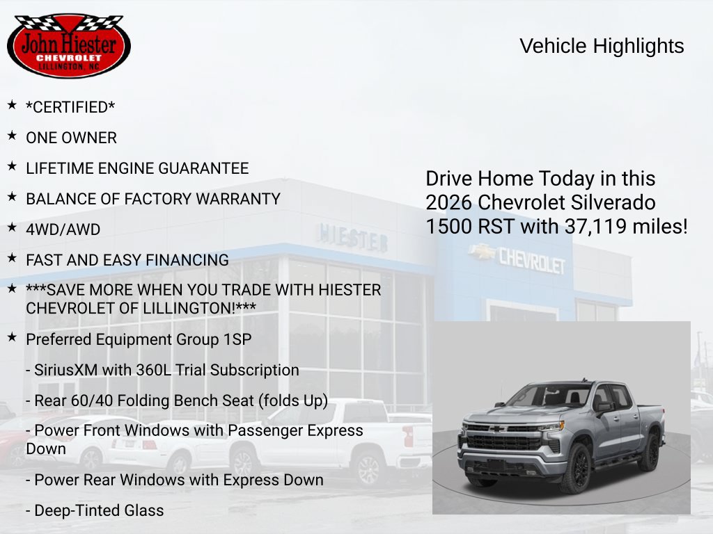 Used 2026 Chevrolet Silverado 1500 RST AWD/4WD image 3