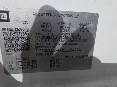 Used 2020 Chevrolet Express 2500 w/ Safety Package image 15