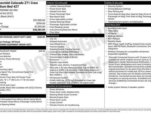 Used 2019 Chevrolet Colorado Z71 AWD/4WD image 2