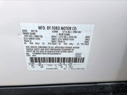Used 2019 Ford Explorer XLT w/ Equipment Group 202A FWD image 33