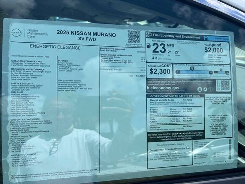 Used 2025 Nissan Murano SV FWD image 15