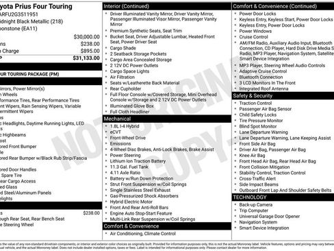 Used 2016 Toyota Prius Four Touring image 7