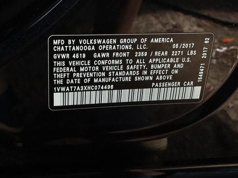 Used 2017 Volkswagen Passat 1.8T S image 28