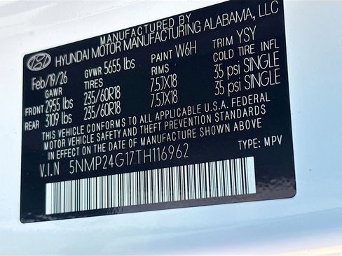 New 2026 Hyundai Santa Fe SEL image 33