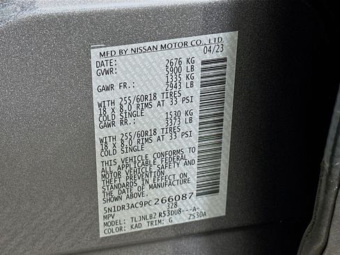 Used 2023 Nissan Pathfinder S image 12