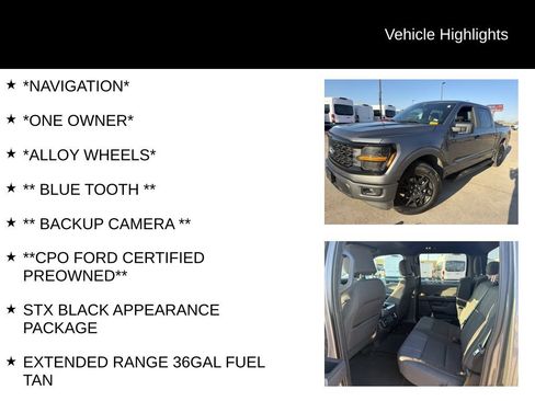 Used 2025 Ford F150 STX w/ STX Black Appearance Package RWD image 4