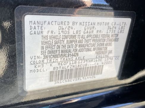 Used 2024 Nissan Versa SV image 28