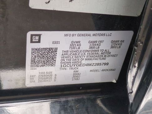 Used 2021 Chevrolet Silverado 1500 LTZ w/ LTZ Premium Package image 38