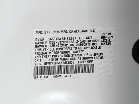 Used 2019 Honda Pilot EX-L image 73