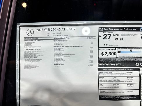 New 2026 Mercedes-Benz GLB 250 4MATIC image 17