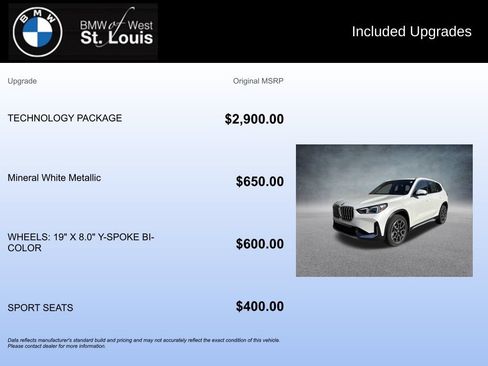 New 2026 BMW X1 xDrive28i w/ Technology Package AWD/4WD image 17
