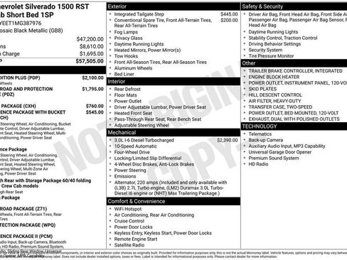 Certified 2021 Chevrolet Silverado 1500 RST w/ Texas Edition Plus image 10