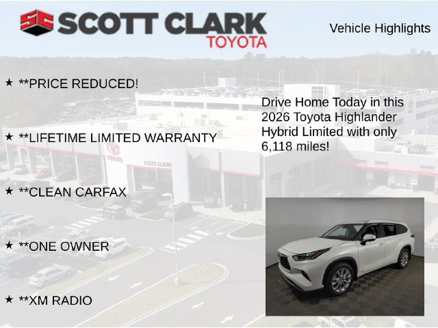 Used 2026 Toyota Highlander Limited AWD/4WD image 12
