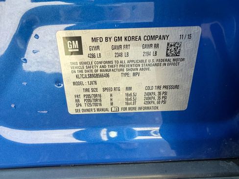 Used 2016 Chevrolet Trax LT w/ LPO, Protection Package image 31