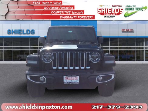 Used 2022 Jeep Wrangler Unlimited Sahara w/ LED Lighting Group AWD/4WD image 3