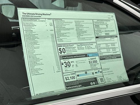 New 2026 BMW 430i Convertible w/ Premium Package image 29