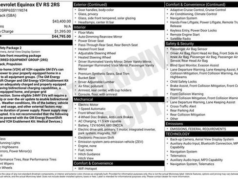 Used 2025 Chevrolet Equinox EV RS image 5