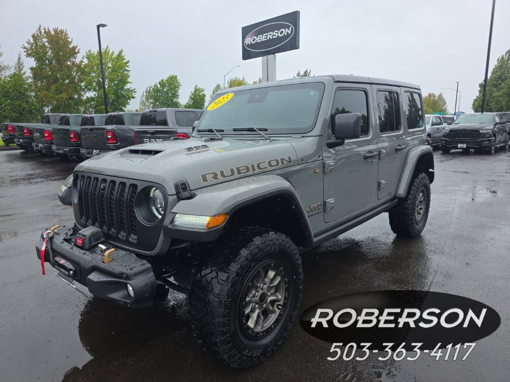 Used 2023 Jeep Wrangler Unlimited Rubicon 392 w/ Trailer Tow Package AWD/4WD image 1