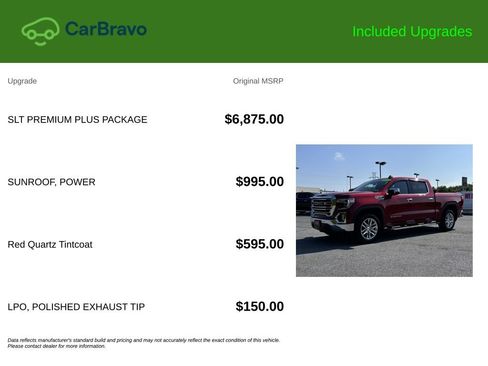 Used 2019 GMC Sierra 1500 SLT w/ SLT Premium Plus Package AWD/4WD image 9