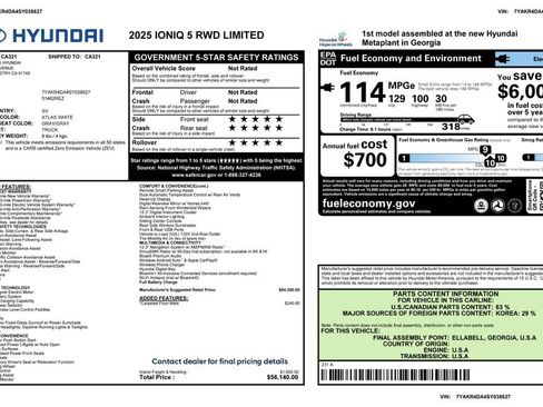 Used 2025 Hyundai Ioniq 5 Limited RWD image 4