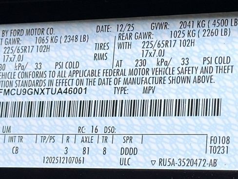 New 2026 Ford Escape Active w/ Cold Weather Package image 41