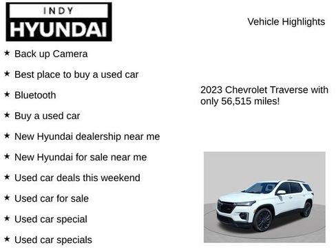 Used 2023 Chevrolet Traverse RS FWD image 7