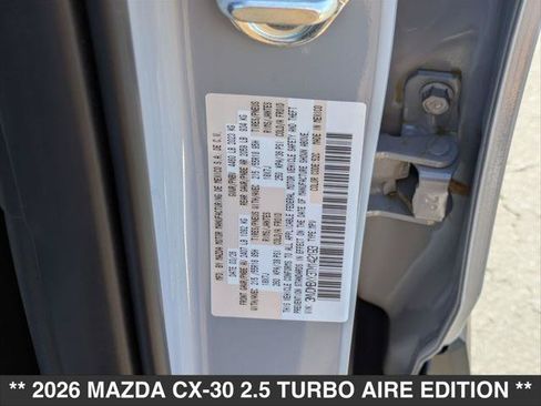 New 2026 MAZDA CX-30 2.5 Turbo Aire Edition AWD/4WD image 15