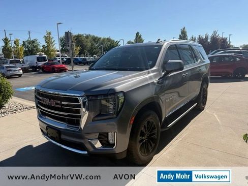 Used 2021 GMC Yukon SLT w/ SLT Luxury Plus Package RWD image 3