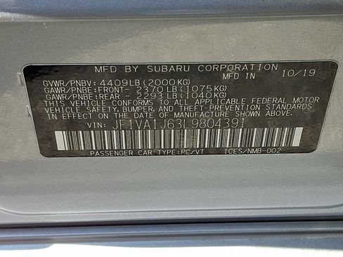 Used 2020 Subaru WRX Limited AWD/4WD image 28