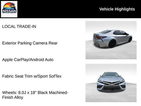 Used 2022 Toyota Camry SE FWD image 18